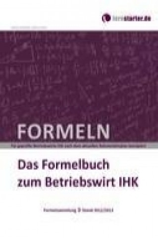 Livre Das Formelbuch zum Betriebswirt IHK Sascha Paustian