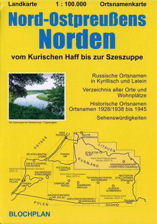 Pubblicazioni cartacee Nord-Ostpreußens Norden 1 : 100 000 Dirk Bloch