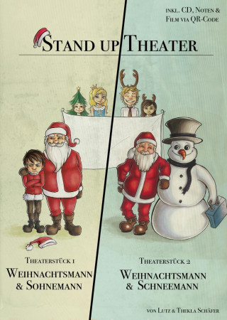 Libro Weihnachtsmann und Schneemann/Weihnachtsmann und Sohnemann Lutz Schäfer