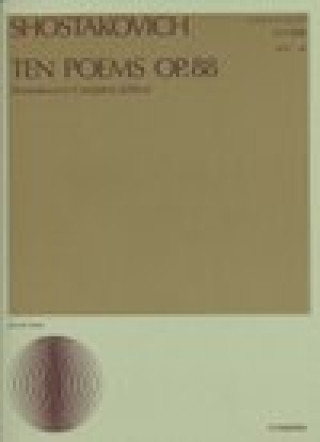 Book 10 Poems, Op. 88: Choral Score Dmitri Shostakovich