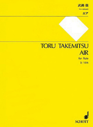Kniha Toru Takemitsu: Air, Flute Toru Takemitsu