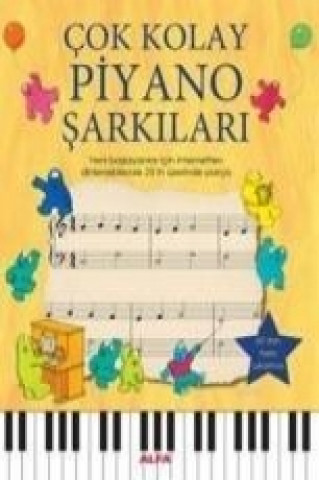 Kniha Cok Kolay Piyano Sarkilari Anthony Marks