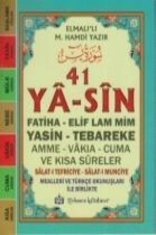 Kniha 41 Ya-sin Kod YAS001-Cep Boy Elmalili Muhammed Hamdi Yazir