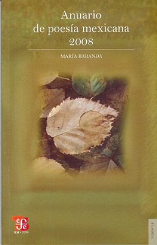 Buch Anuario de Poesia Mexicana Maria Baranda