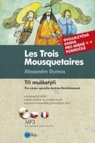 Carte Les Trois Mousquetaires Tři mušketýři Anna Černá