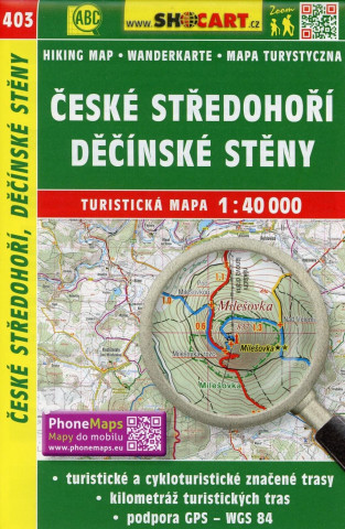 Tiskanica České středohoří, Děčínské stěny 1:40 000 