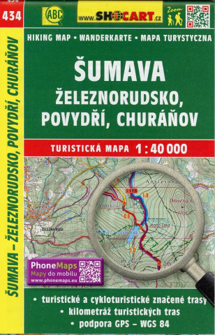 Printed items Šumava Železnorudsko, Povydří, Churáňov 1:40 000 