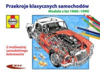 Kniha Przekroje klasycznych samochodow Modele z lat 1960-1990 