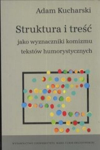 Book Struktura i tresc jako wyznaczniki komizmu tekstow humorystycznych Adam Kucharski