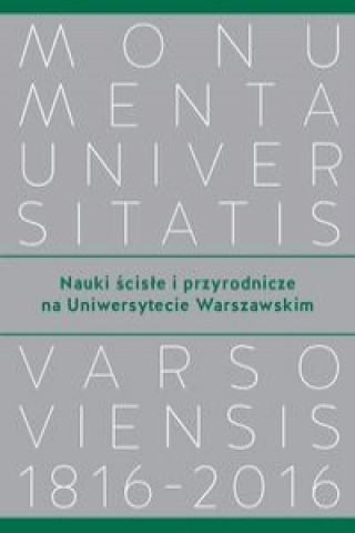 Βιβλίο Nauki scisle i przyrodnicze na Uniwersytecie Warszawskim 