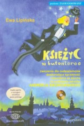 Könyv Ksiezyc w butonierce + CD Ewa Lipinska