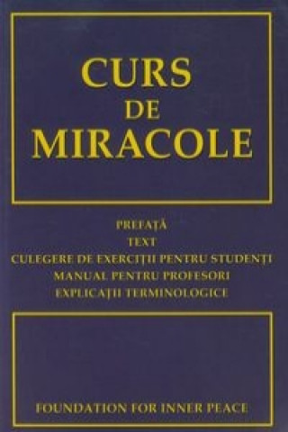 Книга Kurs cudow wersja rumunska Curs de miracole 