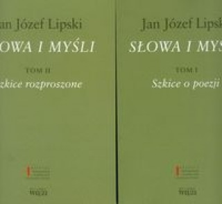 Kniha Slowa i mysli Tom 1-2 Jan Jozef Lipski