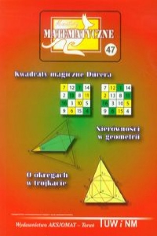 Könyv Miniatury Matematyczne 47 Zbigniew Bobinski