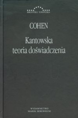 Książka Kantowska teoria doswiadczenia Hermann Cohen