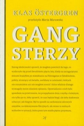 Kniha Gangsterzy Klas Östergren