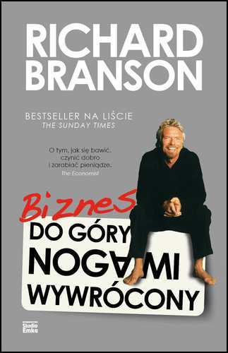Kniha Biznes do gory nogami wywrocony Richard Branson