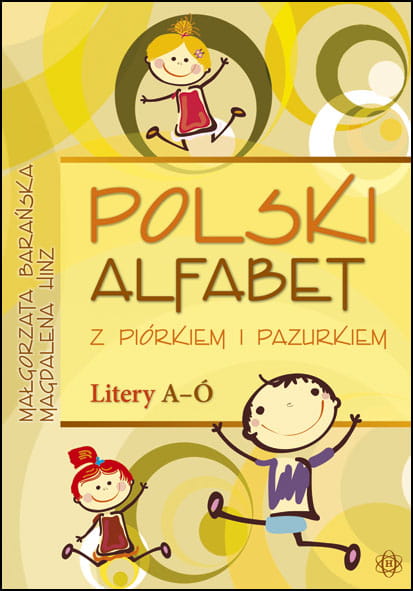 Kniha Polski alfabet z piorkiem i pazurkiem Litery A-O Magdalena Hinz