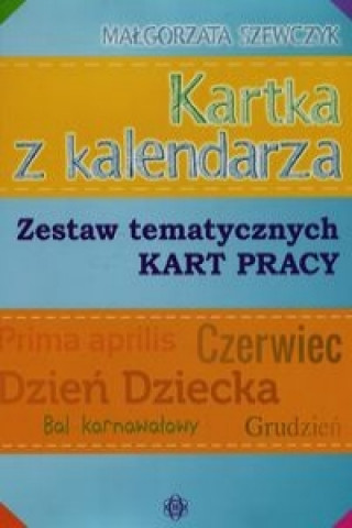 Kniha Kartka z kalendarza Malgorzata Szewczyk