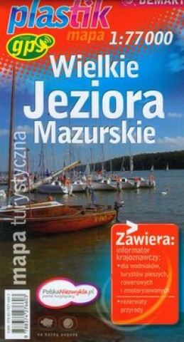 Tiskovina Wielkie Jeziora Mazurskie mapa turystyczna 