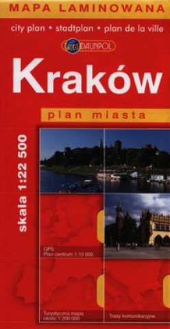 Tiskovina Krakow Plan miasta 1:22 500 Laminowany 