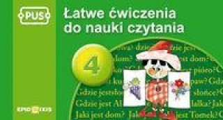 Könyv PUS Latwe cwiczenia do nauki czytania cz. 4 Malgorzata Chromiak