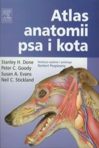 Knjiga Atlas anatomii psa i kota Stahley H. Done