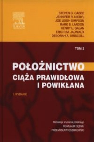 Kniha Poloznictwo Tom 2 Steven G. Gabbe