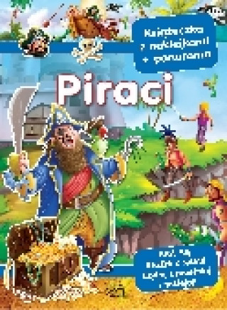 Kniha Piraci Panoramy z naklejkami 