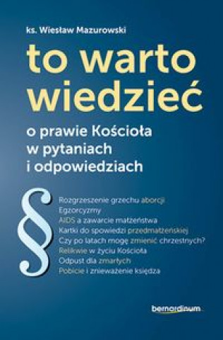 Kniha To warto wiedziec Wieslaw Mazurowski