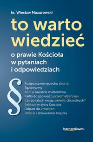 Książka To warto wiedziec Wieslaw Mazurowski