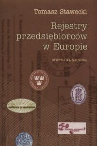Kniha Rejestry przedsiebiorcow w Europie Tomasz Stawecki