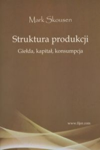 Knjiga Struktura produkcji Krzysztof Sledzinski