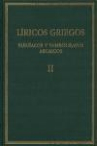 Könyv Líricos griegos. Vol.II 