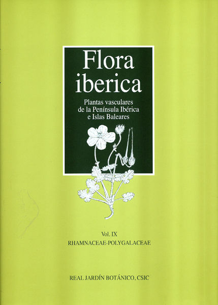 Carte Flora ibérica IX : Rhamnaceae-polygalaceae Real Jardín Botánico