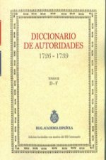 Carte Diccionario de autoridades Tomo III 