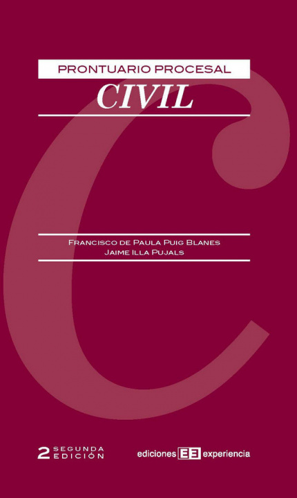 Könyv Prontuario procesal civil Jaime Illa Pujals
