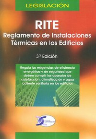Knjiga RITE, Reglamento Instalaciones Térmicas en los Edificios Laura Gómez Gómez-Mascaraque