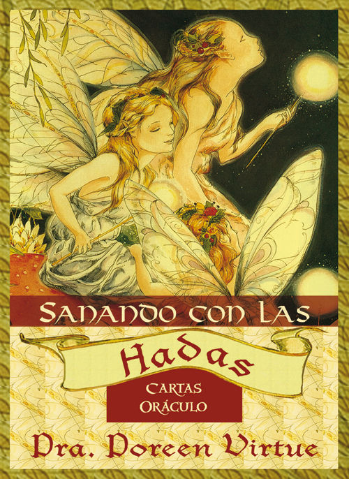 Книга Sanando con las hadas : cartas oráculo Doreen Virtue