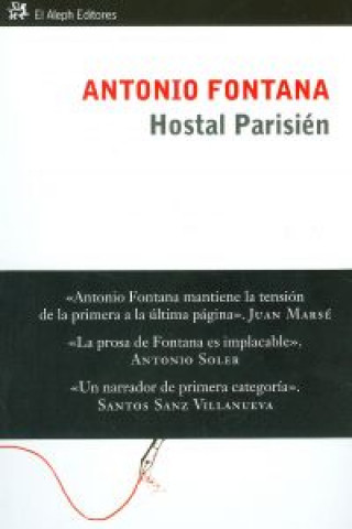 Carte Hostal parisién Antonio Fontana Gallego