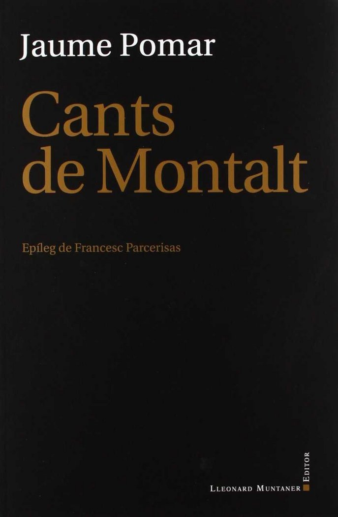 Knjiga Cans de Montalt Jaume Pomar