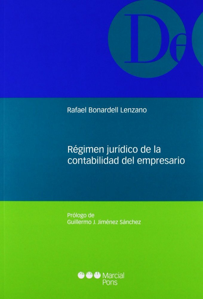 Kniha Régimen jurídico de la contabilidad del empresario Rafael Bonardell Lenzano