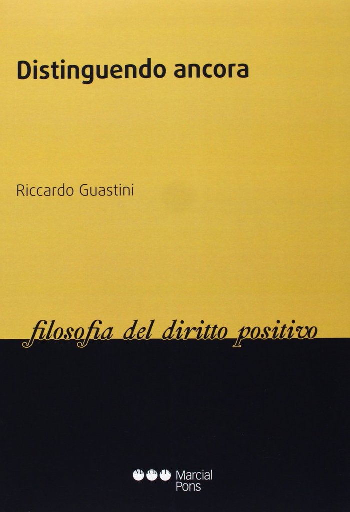 Kniha Distinguendo ancora Ricardo Guastini