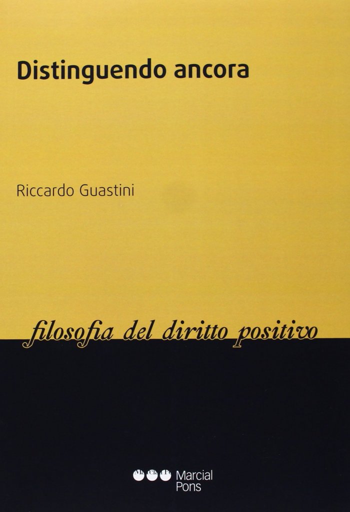 Libro Distinguendo ancora Ricardo Guastini