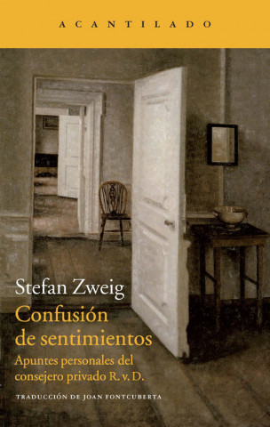 Buch Confusión de sentimientos Stefan Zweig