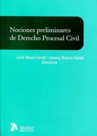 Книга Nociones preliminares de Derecho procesal civil 