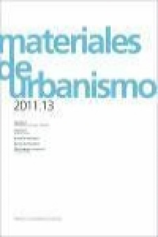 Kniha Materiales de urbanismo 2011-13 