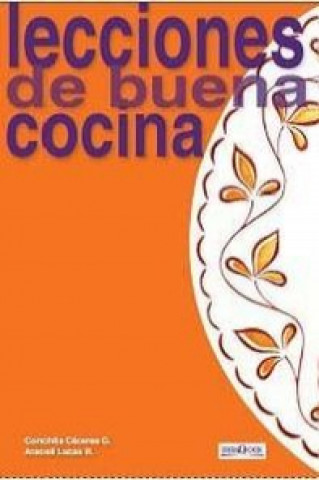 Carte Lecciones de buena cocina Concepción Cáceres Graullera