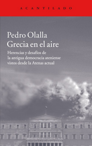 Książka Grecia en el aire PEDRO OLALLA GONZALEZ