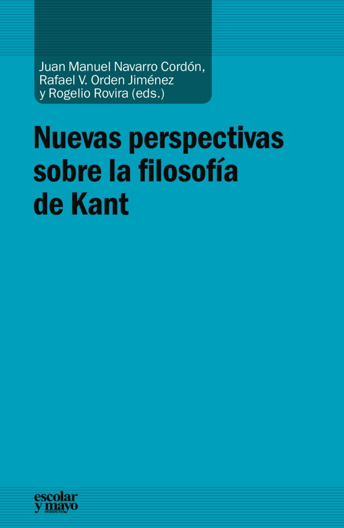 Βιβλίο Nuevas perspectivas sobre la filosofía de Kant Manuel Navarro Cordón